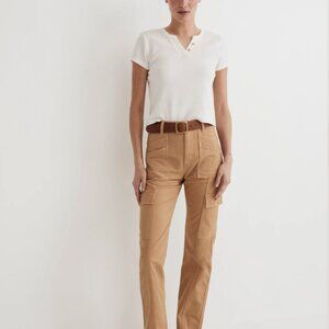 Madewell The Garment-Dyed 90s Straight Cargo Pant Khaki/Brown